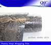 Self-adhesive Vinyl Silver Snake skin Car Wrap for Car Decoration Wrapping