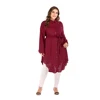 Zakiyyah 2130 Newest Shirt Style Muslim Islamic Clothing with lace Design Colored Caftan Abaya New Model In Middle Eastern