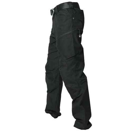 Outdoor Tactical Cargo Pants Men Cotton Many Pockets Stretch Security ...