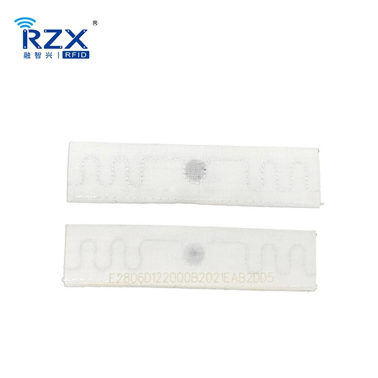 RZX UCODE 7 86*16mm textile RFID washing Tag