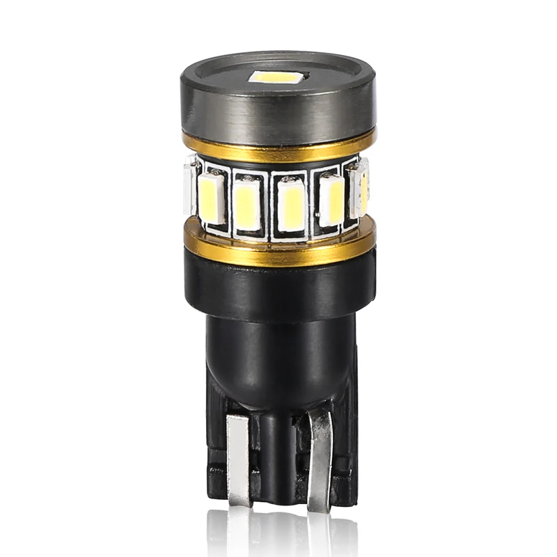 

CST LED Car Light T10 12SMD 3014+3030 DC9-30V 150LM 1.4W LED Car License Plate Light Lamp For Universal T10 Base