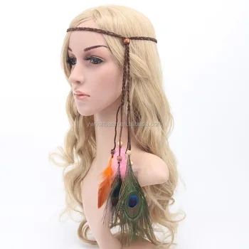 feather clip hair accessories