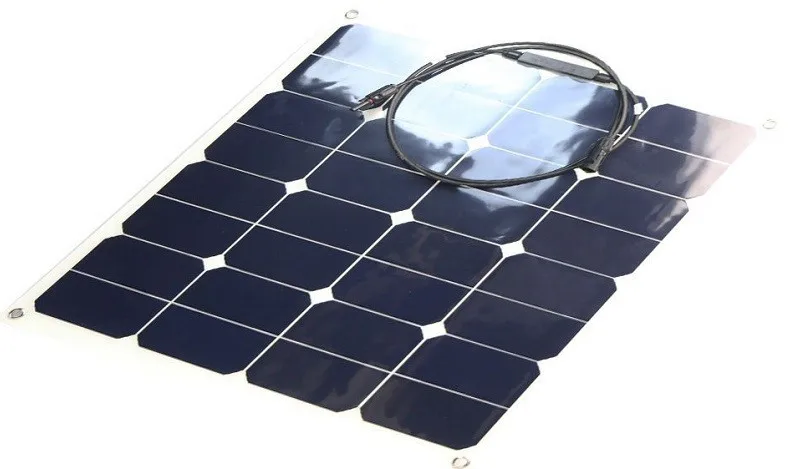 Custom made 50W Parasol/ Beach Umbrella , caravan, vehicle rated flexible solar photovoltaic panel