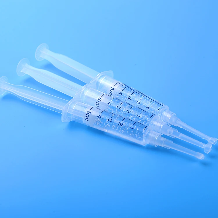 
4.5cc teeth whitening syringe, 35%HP whitening teeth gel 