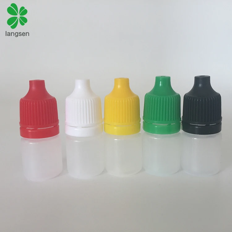 Plastic PE 3ml eye drop bottle