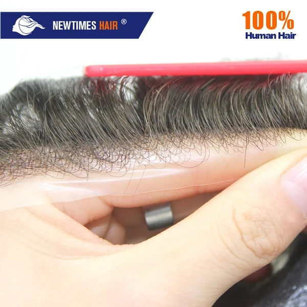 

Ultra thin skin men's toupee, N/a
