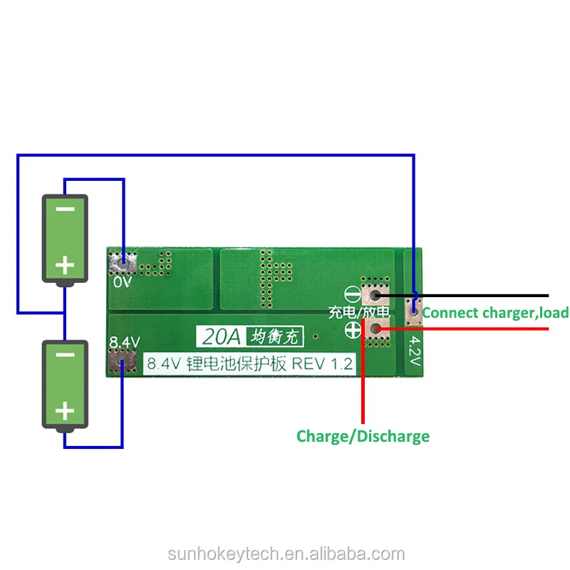 Bms 2s схема с балансировкой li ion