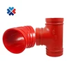 High quality 1 inch grooved cast iron ductile iron grooved fittings