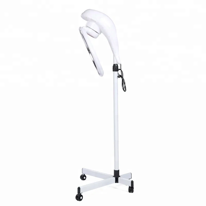 

Hair Salon Equipment Professional Multi-Function Hair Color Dryer And Processor On Stand, Black and white