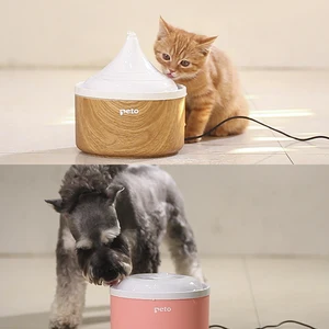 Image of PETO pet dog cat drinking water fountain ,auto water fountain automatic water dispenser for pet