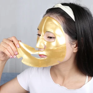 Anti-Wrinkle Facial Sheet Anti Aging 24k Active Powder Gold Cold Face Mask