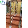 DIY Install inox Stair balustrade post/railing column baluster pillar/stainless steel wood glass handrail