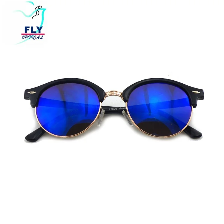brand your own private label mental round shades sunglasses for men uv400 2020