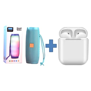 Portable LED Cylinder Light Bluetooth Speaker