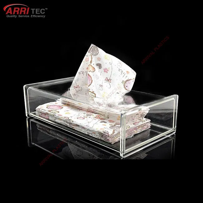 Plastic Tissue Boxes Display Clear Custom Acrylic Napkin Holder Buy