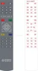 New style lcd tv remote control with popular design