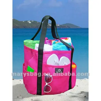 beach bag with pockets