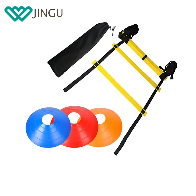 
Sports Speed Training Agility Ladder With Cones And Free Carrying Bag 