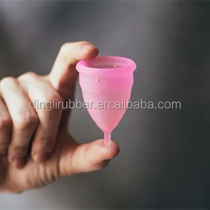 Reusable environmental protection silicone ladies menstrual cup