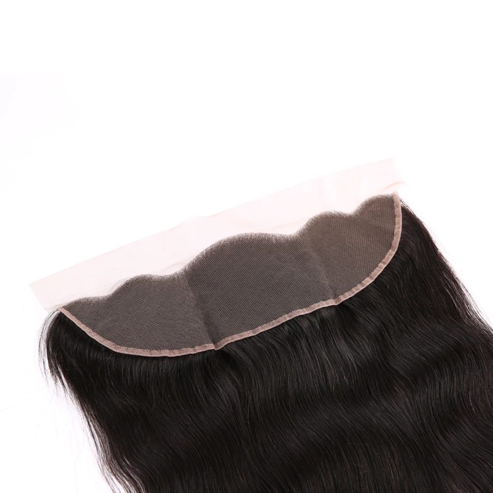 

Natural black 10-22inch unprocessed raw indian remy hair lace closure frontal