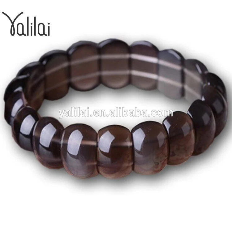 

Wholesale yalilai Natural Obsidian Stone Bracelet, 100% natural color