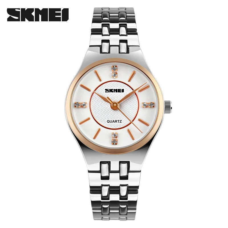 

SKMEI 1133 Stainless Steel Military Sport Watch for Women Luxury Branded Waterproof Quartz Wristwatch, N/a