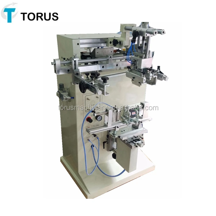 Manual Operating Mini Cylindrical Multi Color Screen Printing Machine