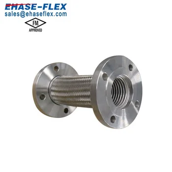 Stainless Steel Braided Hose Flange Connect Metal Flexible Pipe Fitting ...