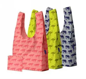 shopping bags fold into pouch