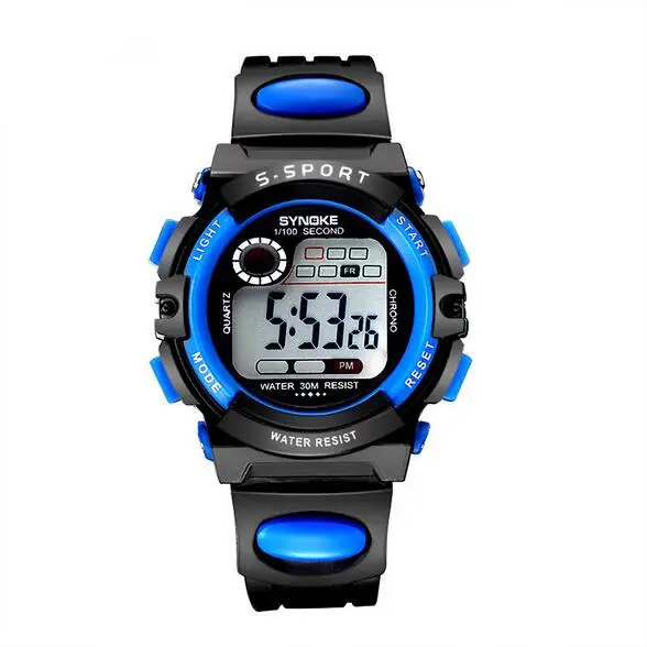 

New fashion kids students waterproof wrist Children's watches digital sport watch, Five colors