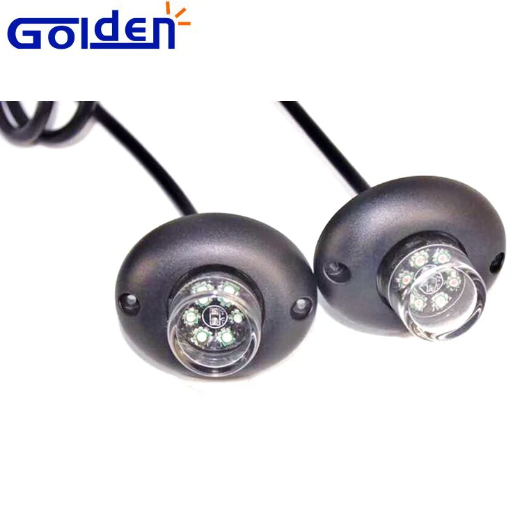 12W led lighthead dual color hideaway emergency strobe lights for Tow Truck Firefighter Personal Vehicles