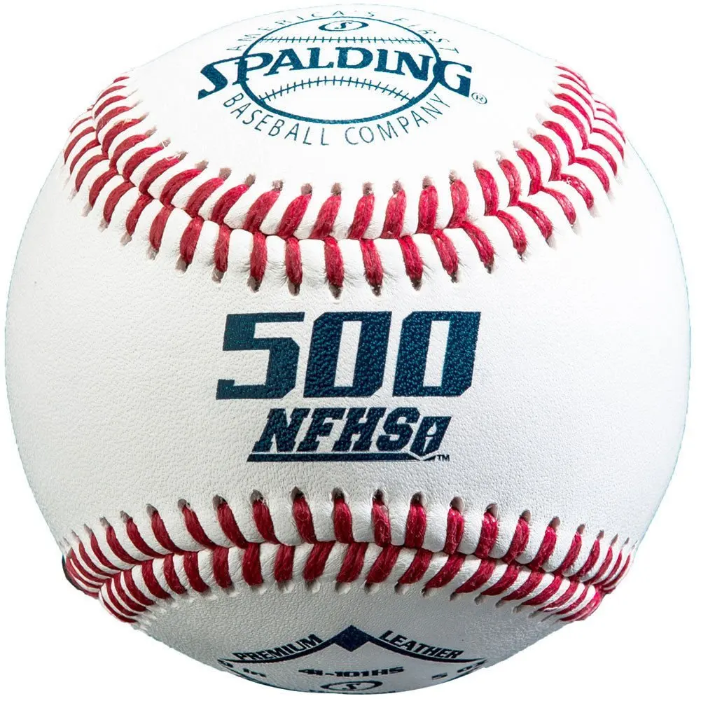 Spalding 500 Series Nfhs Premium Leather Baseball 1 Dozen. 
