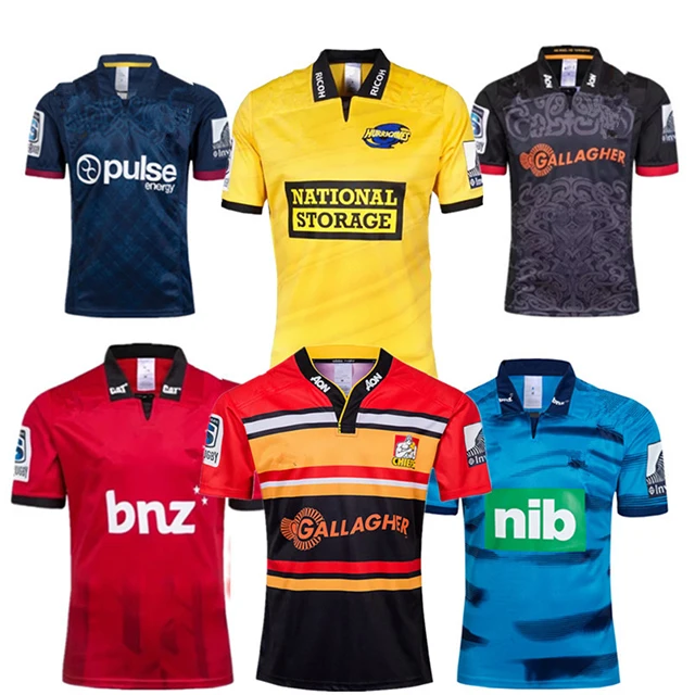 
2020 High Quality Customized Super Rugby Jersey with Sublimation Printing 