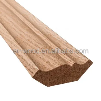 S4s American Red Oak Solid Timber Wooden Mouldings For Decorative