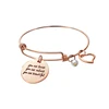 Inspirational Jewelry Gift you are loved you are valued you are beautiful So She Did Bracelet Bangle
