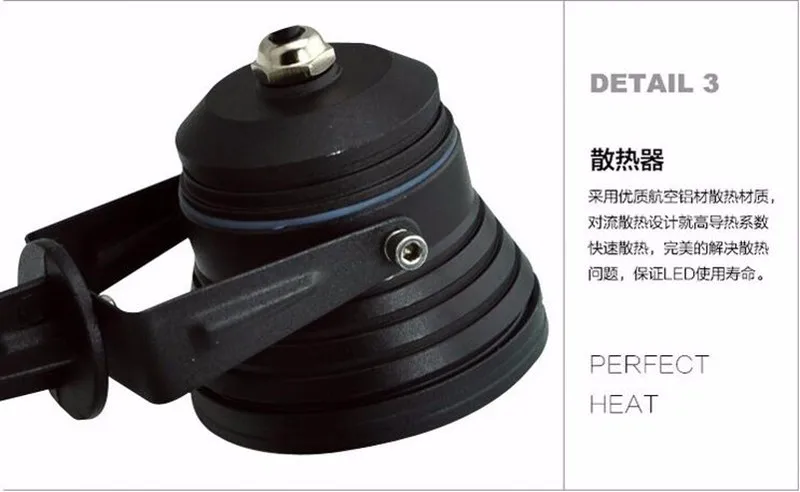 Fixture 12V 220V 110V cast-Aluminum 10W 6W 3W LED Outdoor Landscape led Garden light