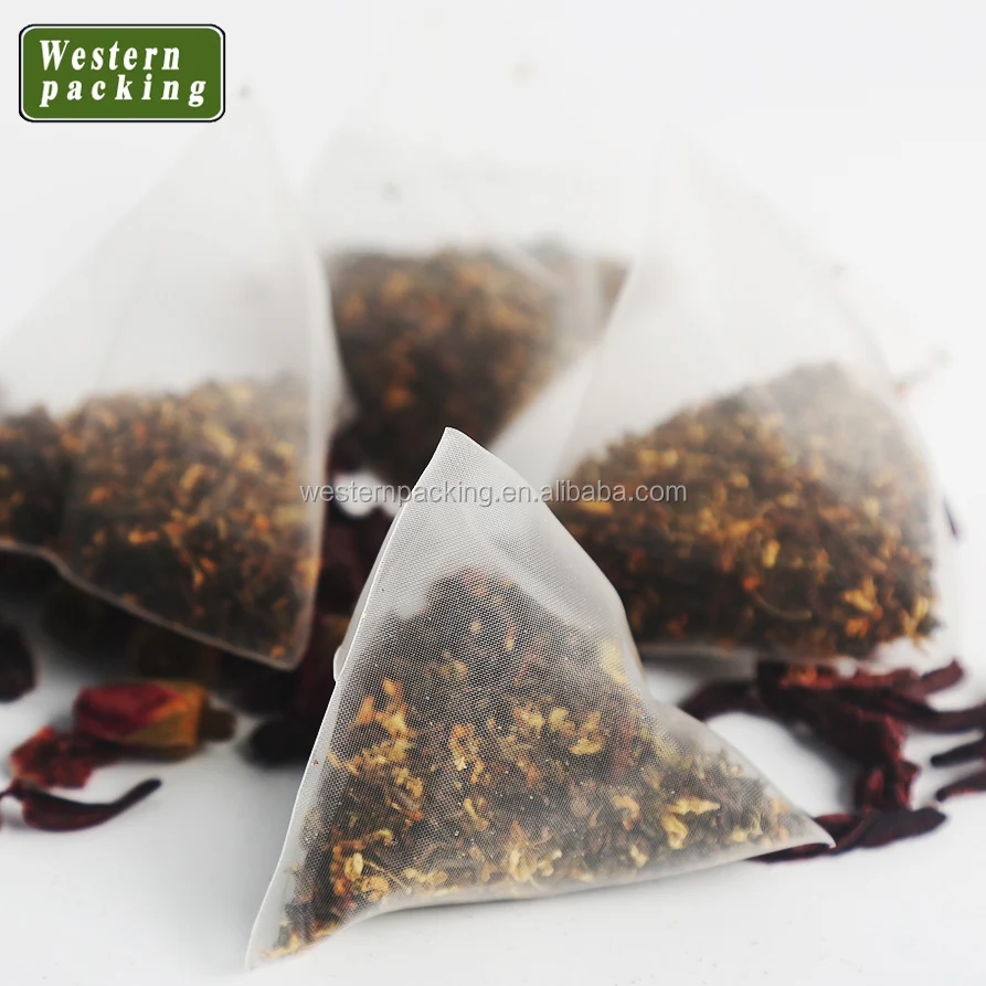 Empty Nylon Triangle Tea Bags,Nylon Triangle Tea Bag With String,Mini