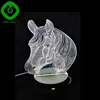 Creative new Item 3D LED night light for wedding decoration, 3D night lamp with touch screen button