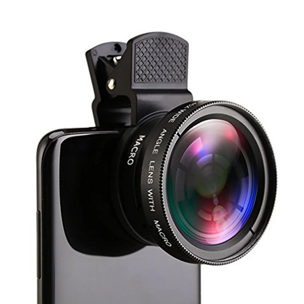 

0.45X 2 in 1 Macro Wide Angle Mobile Phone Camera Lens