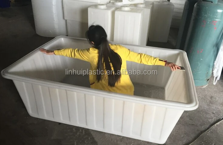 large square plastic tub