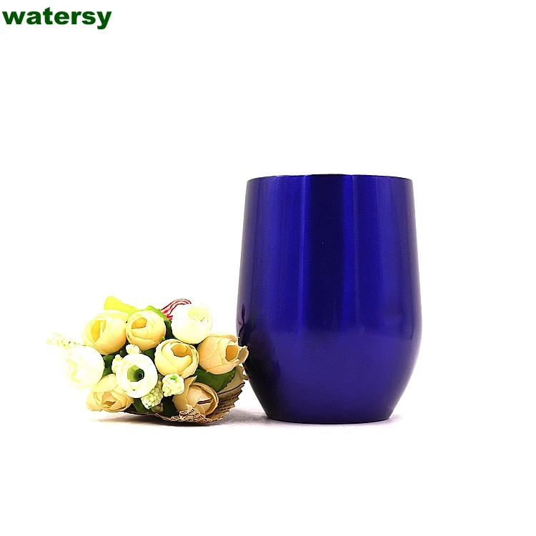 Hot Selling 12oz Double Wall Vacuum Stainless Steel Wine Glass Thermos