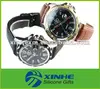 2012 new leather watches men with calendar