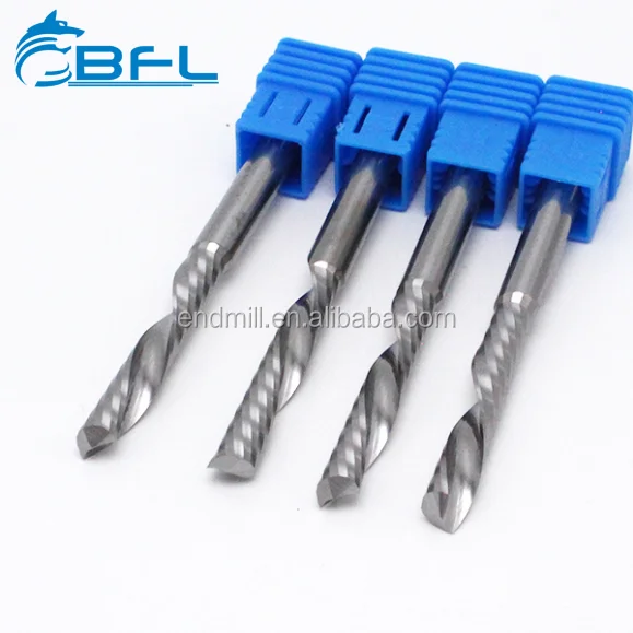 
BFL CNC Milling End Mill Bits Lowes Acrylic Cutter Single Flute Uncoated 