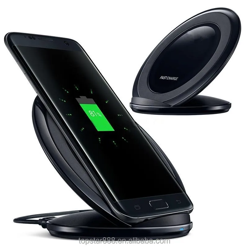 

Fast charger QI Wireless Charger S7 Pad Fast Charging Dock For Samsung S8 for Galaxy S7 / S7 Edge / S6 Edge+ / Note 5, Black/white