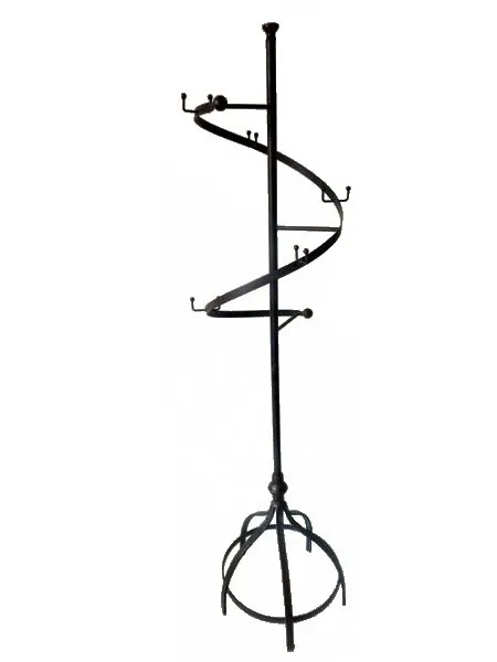 Metal Rack Wrought Iron Rotating Coat Hanger Stand - Buy Coat Hanger ...