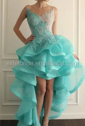 Turquoise Front Short Long Back Famous Designer Fancy Evening Dress With  Applique - Buy Front Short Long Back Evening Dresses,Famous Designer  Evening Dress,Turquoise Evening Dresses Product on Alibaba.com