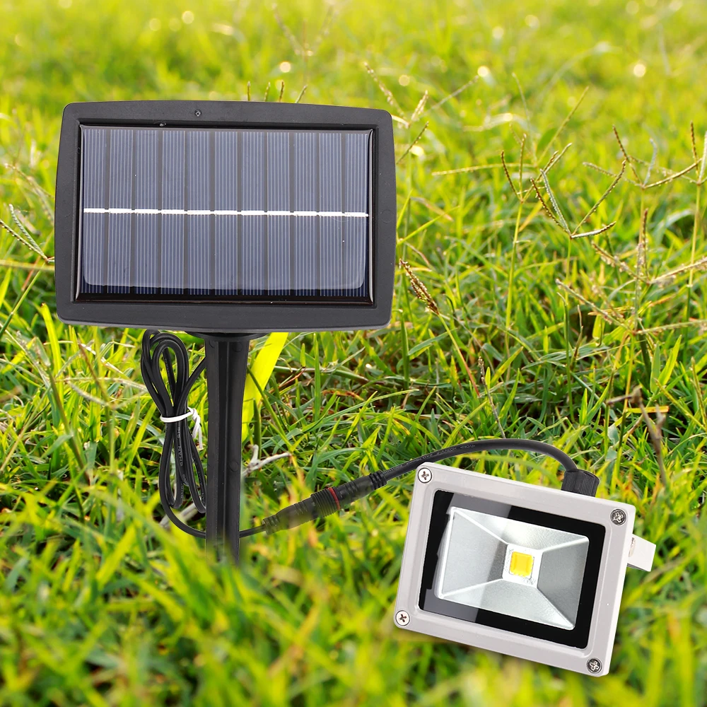 防水户外聚光灯 10 瓦庭院灯 led灯 usb 充电太阳能灯