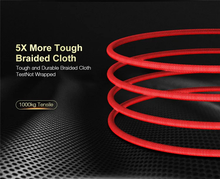 Free Shipping Mobile Phone Data Cable FLOVEME Strong Fast Charging for Cell Phone Charger USB Cable