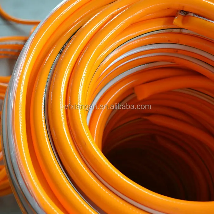 High Pressure Pvc Flexible Water Hose Pipe Plastic Tubes Colorful Pvc Braided Fiber Reinforced