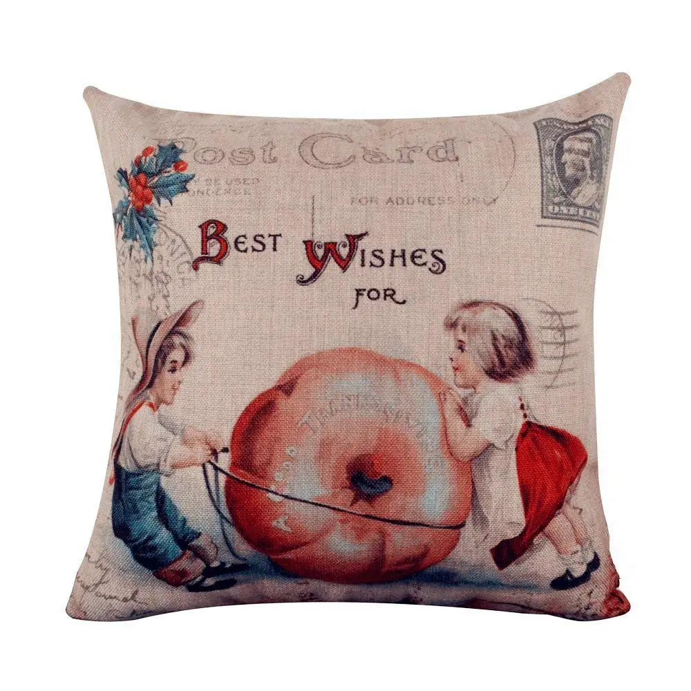 Gifts For 20 Somethings Find Deals On Get Quotations Acelive 20 X Inches Vintage Thanksgiving Day Burlap Cushion Covers Pillow Case For All Saints